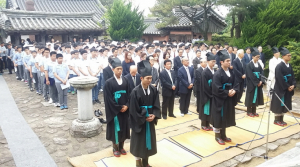  경주중·고 설립자 ‘수봉 이규인 선생’ 향례 봉행
