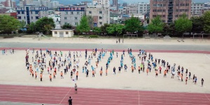 흥무초, 통일 플래시몹 행사