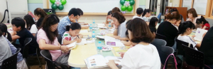 용강초, 달빛 가족 독서 행사 가져