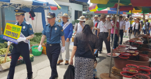 경주경찰서, 외국인 법질서 확립 캠페인 및 환경정화운동