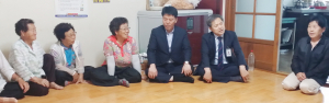 현곡면장 경로당 방문 인사 통해 업무 개시