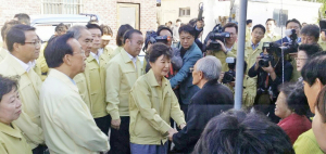 박근혜 대통령, 지진피해지역 차질없는 복구 지시