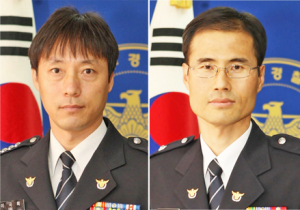 경주경찰서 천북파출소 저수지에 빠진 자살기도자 안전하게 구조