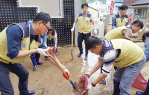 한수원, 태풍 피해 본사 인근마을 긴급지원
