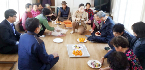 감포읍 경로당 신년인사로 업무 개시
