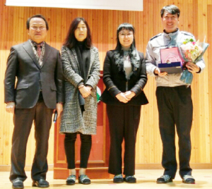 감포초 녹색어머니회 학생지킴이 장재호 감포파출소장에게 감사패 전달