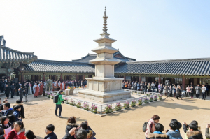 석가탑 5년간 복원과정 마무리짓고 온전한 모습으로 회향식