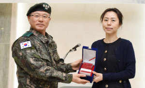 경주시보건소 국방부장관 감사패 수여