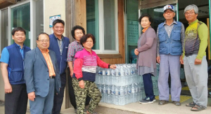 한수원, 한해 피해 지역 사랑의 손길 나눔
