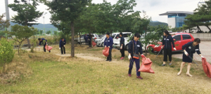 경주시시설관리공단 쾌적한 황성공원 위해 정비활동