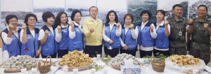 경주자총 여성협의회, 을지연습 전시음식 시식회 열어