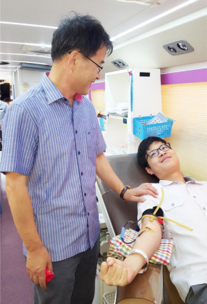 계림고, 사랑 나눔실천 헌혈 운동