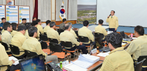 2017 을지훈련 종합상황 강평보고회 가져