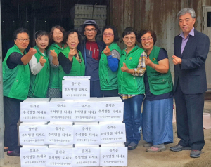 보덕동 새마을부녀회, 사랑 담은 김치 전달