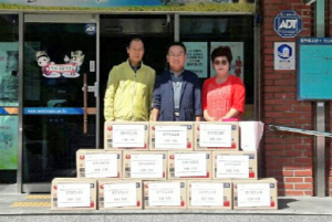 경주한빛교회 이웃위한 사랑의 라면 전달