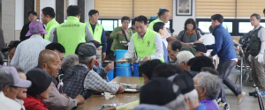 김석기 국회의원, 추석맞이 급식봉사활동 펼쳐