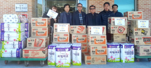 경주바르게살기, 구호물품 전달 포항시민 격려
