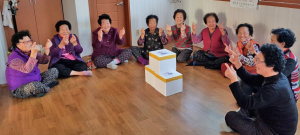 감포깍지길장터, 사랑의 김장김치 경로당 전달