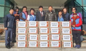 자총 천북면분회 어려운 세대 사랑의 라면 전달