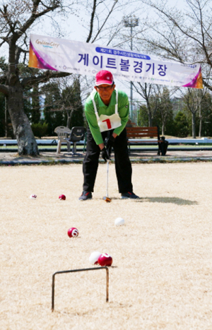 (5) 경주시게이트볼협회-“게이트볼은 나이 많은 사람들의 운동 아니야,  남녀노소 누구나 할 수 있는 스포츠지”
