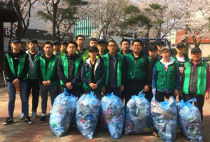 신라공고 새마을 정신계승 봉사단, 클린동천 만들기 노력