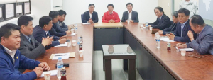 이철우 경북도 도지사 출마자, 한노총 경북지역본부와 간담회