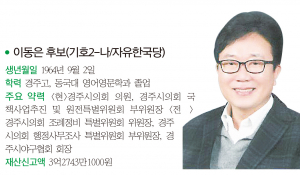 경주시의원 가 선거구(황성, 현곡)- 이동은 후보(기호2-나/자유한국당)