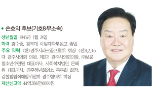 경주시의원 바 선거구(안강, 강동)-손호익 후보(기호8·무소속)