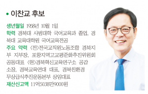 경북도교육감 -이찬교 후보