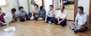 성건동주민센터 이희철 동장, 경로당 방문 부임인사