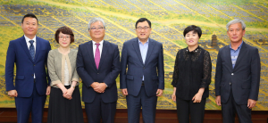 일본 요미우리신문 서부본사 사장단 경주시청 내방