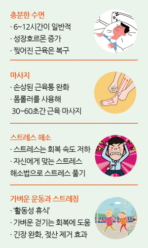 운동력을 향상시키기, 훈련만큼 중요한 휴식