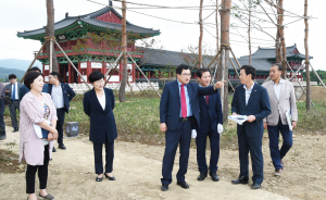 제46회 신라문화제 대표 행사 첨성대 축조 재현 시작