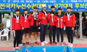 동국대 경주캠 카누부, 제36회 전국카누선수권대회 종합 준우승