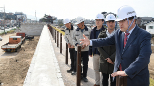 주낙영 시장, 경주읍성 부활 현장 사전점검
