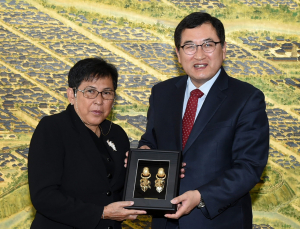 캄보디아 문화예술부장관, 경주와 문화유산 교류협력 제안