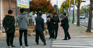 경주공고 등굣길 아침인사 문화, 달라진 등교분위기