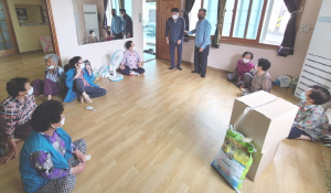 최경길 신임 동천동장, 경로당 방문 부임인사 드려