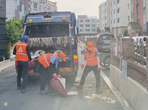 경주시 자원순환과, 생활쓰레기 청소 현장체험