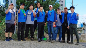 황오동 청년회, 추석맞아환경정비 펼쳐 