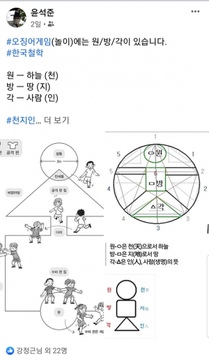 오징어 게임에 천지인 사상 담겨···