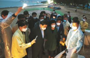주낙영 시장, 양남 수렴항 어촌뉴딜 300사업 현장 점검