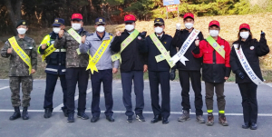 현곡면, 진덕여왕릉 등산로에서 산불예방 캠페인 실시