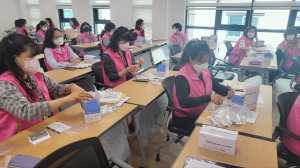 대한노인회 경주시지회, 경주시로부터 자가진단키트 지원받다