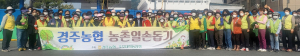 경주농협 주부대학동창회, 농촌일손 돕기 진행