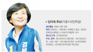 경북도지사 후보-임미애 후보(기호1·더민주당) “경북의 균형추 바로잡아 완전히 새롭게 바꾸겠다”
