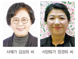 2022 경주미술인상, 서예가 김성희·서양화가 정경희 씨 선정