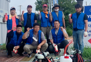 황오동청년회, 환경정화 활동 펼쳐