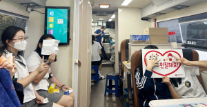 경주여자정보고, 100여명 혈액 수급 안정화 위해 헌혈