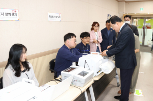 경주시, 대선 사전투표 앞두고 현장 점검